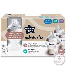 Tommee Tippee cumisüveg Natural Start 3x260 ml