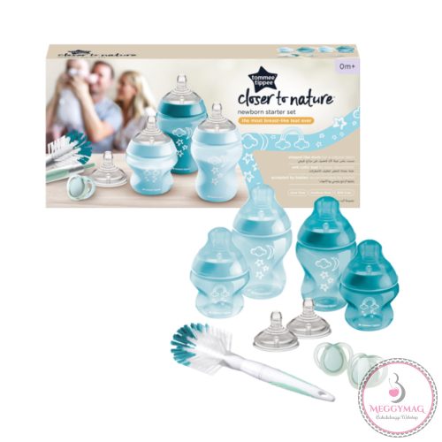 Tommee Tippee újszülött cumisüveg szett - CTN 9 db-os türkiz