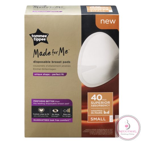 Tommee Tippee melltartóbetét Made for Me 40 db S méret