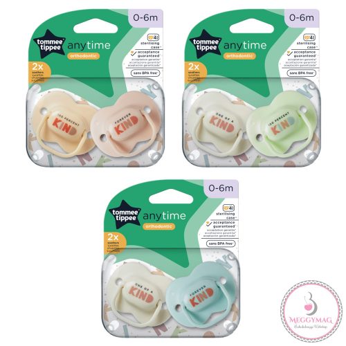 Tommee Tippee játszócumi CTN Anytime 2 db 0-6 hó