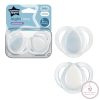 Tommee Tippee játszócumi CTN Night 2 db 0-6 hó pasztell, UTOLSÓ DARAB! Rózsaszín!