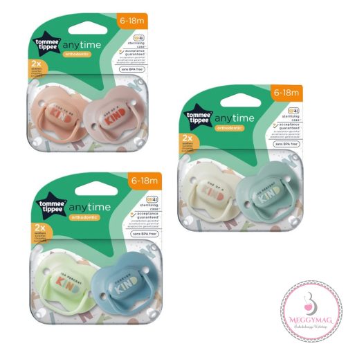 Tommee Tippee játszócumi CTN Anytime 2 db 6-18 hó