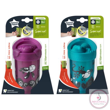 Tommee Tippee pohár felboríthatatlan tetővel Super Cup 300ml 18hó