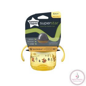   Tommee Tippee itatópohár - Superstar Weaning Sippee Cup csőrös 190ml 4hó sárga
