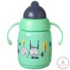 Tommee Tippee itatópohár - Superstar Training Straw Cup szívószálas 300ml 6hó zöld