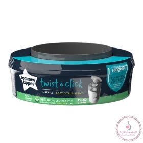   Tommee Tippee pelenkacsomagoló utántöltő - Twist and Click és Sangenic TEC citrus 1 db