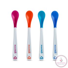   Munchkin etetőkanál szett hőérzékelős White Hot 4db 3hó