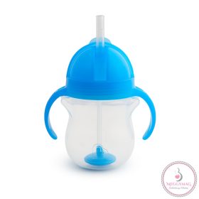   Munchkin itatópohár szívószálas súlyozott Tip and Sip 207ml 6hó kék