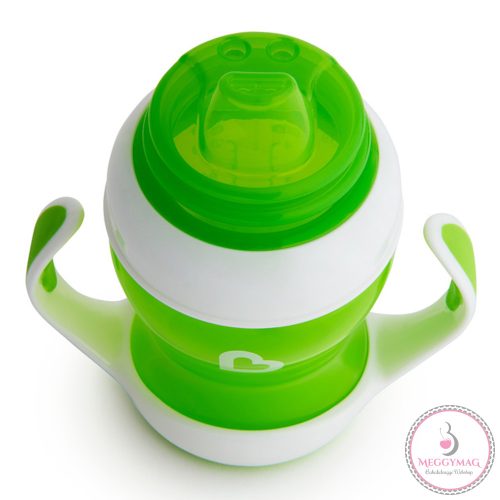 Munchkin tanulópohár Gentle 118ml 4hó zöld