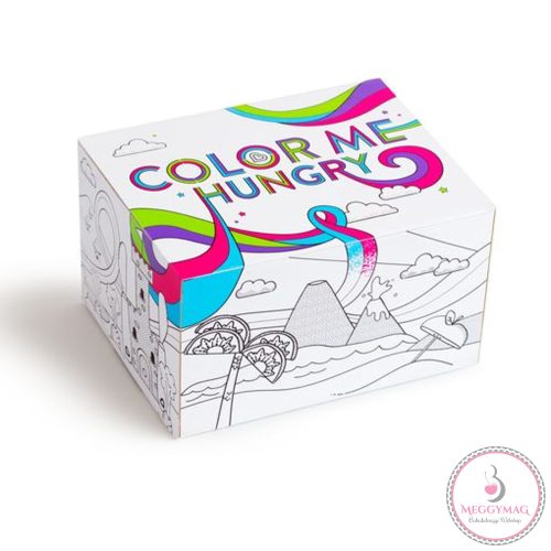 Munchkin étkészlet Color Me Hungry Splash 7db 18hó rózsaszín