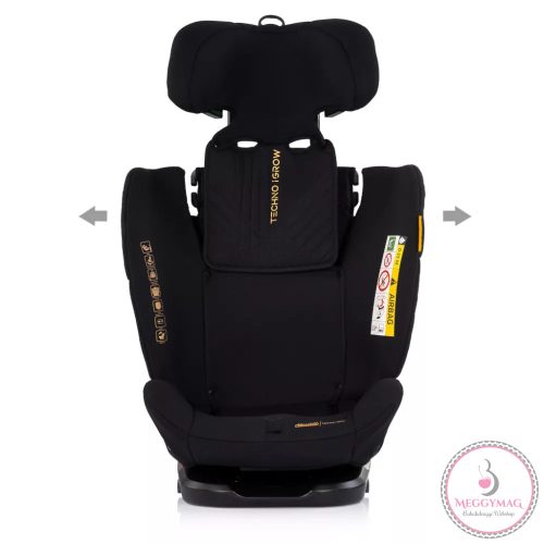 Chipolino Techno iGrow autósülés Isofix 40-150cm - noir
