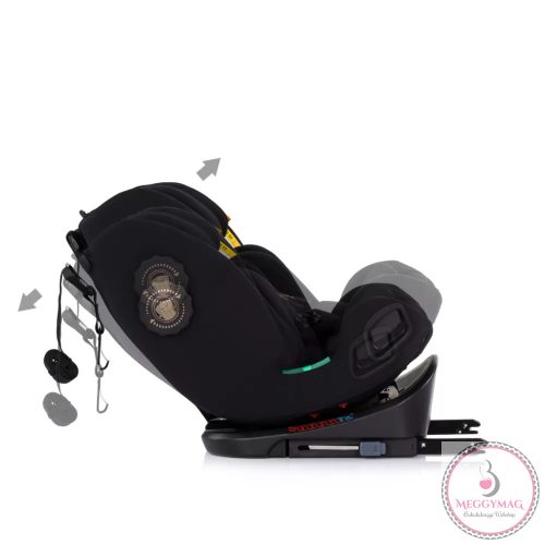 Chipolino Techno iGrow autósülés Isofix 40-150cm - noir