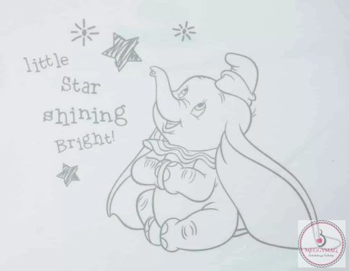 Disney Dumbo hosszú ujjú rugdalózó, 74-es, lábfej nélküli