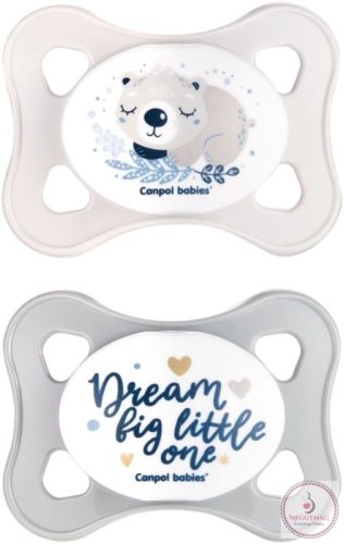 Canpol babies nyugtató cumi 2db. szilikon, Sleepy koala 0-2 hó 