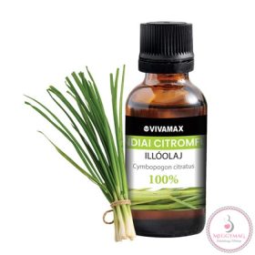   Vivamax Indiai citromfű 100%-os tisztaságú illóolaj (10 ml)