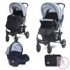 LORELLI DAISY BASIC SET SPORT BABAKOCSI - BLACK&SILVER BLUE