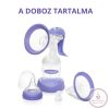 Lansinoh 2 fázisú kézi mellszívó + 160 ml cumisüveg szettben