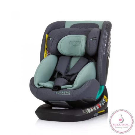 Chipolino Supreme autósülés Isofix 40-150cm - Pastel Green