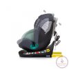 Chipolino Supreme autósülés Isofix 40-150cm - Pastel Green