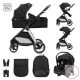 Lorelli Aspen 3 az 1 -ben multifunkciós babakocsi - Black (2doboz)