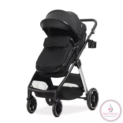 Lorelli Aspen 3 az 1 -ben multifunkciós babakocsi - Black (2doboz)