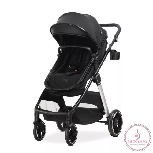 Lorelli Aspen 3 az 1 -ben multifunkciós babakocsi - Black (2doboz)