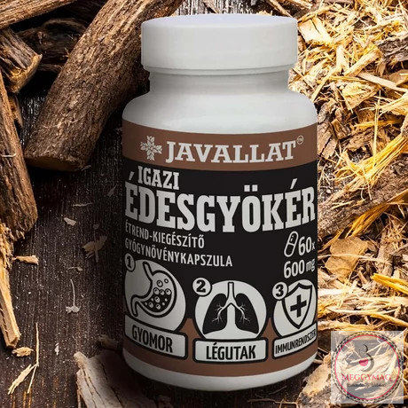 Igazi édesgyökér étrend-kiegészítő kapszula 