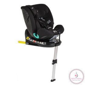   Cangaroo i-PROTECT isofixes autósülés 40-150 cm támasztólábbal, 360 fokban forgatható Fekete 