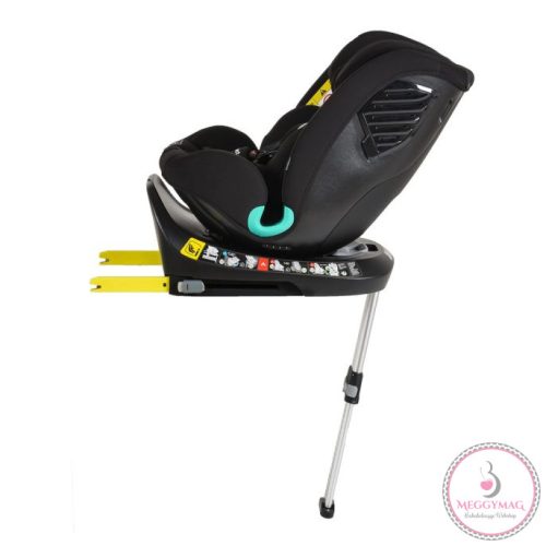 Cangaroo i-PROTECT isofixes autósülés 40-150 cm támasztólábbal, 360 fokban forgatható Fekete 