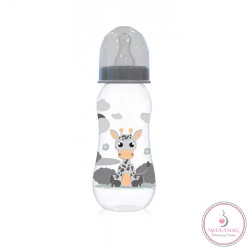 Baby Care Easy Grip cumisüveg 250ml - szürke