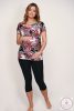 Kismama leggings 3/4 fekete - M