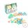 MOCHTOYS Play&Squish puha vonat és kocka szett 12db PASZTELL
