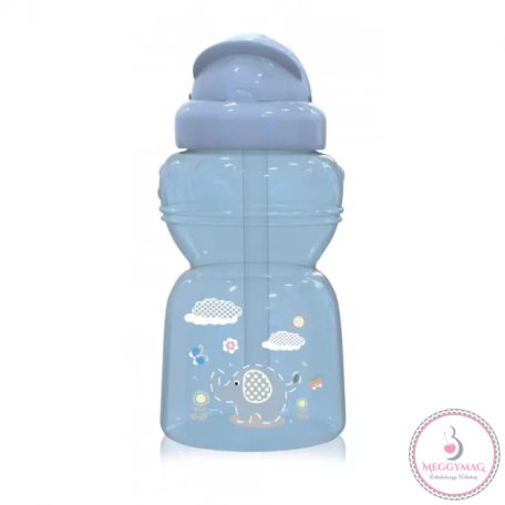 Baby Care Mini szívószálas sportitató 200ml - Moonlight Blue