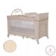 Lorelli Noemi 2 Plus multifunkciós utazóágy - Fog Beige Star