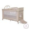 Lorelli Noemi 2 Plus multifunkciós utazóágy - Fog Beige Star