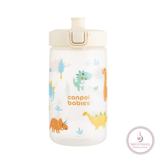 Canpol babies JUNIOR gyermek kulacs 400 ml bézs 