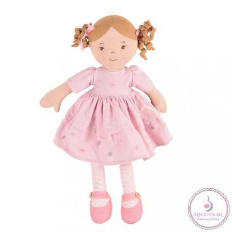 Amelia – Barna haj/ rózsaszín ruhában dobozban