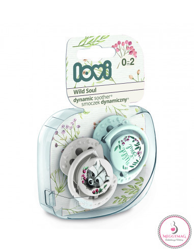 Lovi dinamikus nyugtató cumi 0-2 hó Wild Soul Mini 2 db.