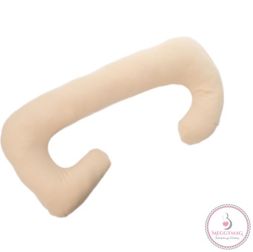 Berrybaby 2in1 kismama és szoptatós párna - Mogyoró jersey, KÉSZLETEN A BOLTBAN!