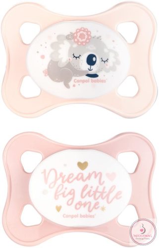 Canpol babies nyugtató cumi 2db. szilikon, Sleepy koala 0-2 hó 