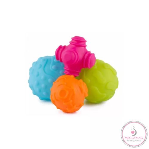 Playgro készségfejlesztő labda - Formák 4db