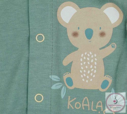 Hosszú ujjú baba rugdalózó koalás mintával, 56-os