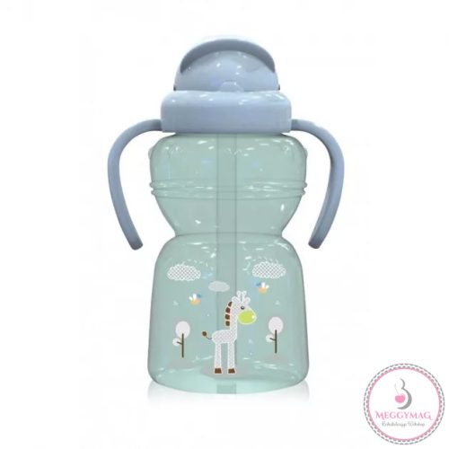 Baby Care szívószálas sportitató 325ml - Mint green