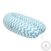 Scamp szoptatós párna univerzális pamut ZigZag Ocean White SZPE232