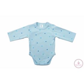 Hosszú ujjú baba body Csillagos mintával 56