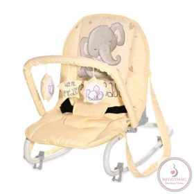 Lorelli Eliza Luxe pihenőszék - Yellow Cute Elephant 