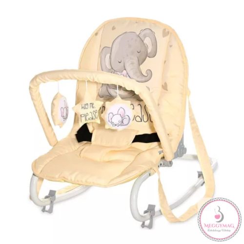 Lorelli Eliza Luxe pihenőszék - Yellow Cute Elephant 