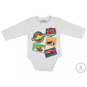 Hosszú ujjú baba body Verdák mintával 56-os