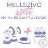 Lansinoh 2 az 1-ben elektromos dupla mellszívó + 2 db 160ml cumisüveg szettben