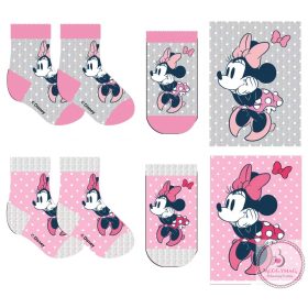 Disney Minnie Baba zokni, szürke, 12-18 hó